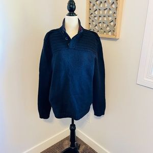 Ted Baker Mens Pullover Sweater with 3 button closure